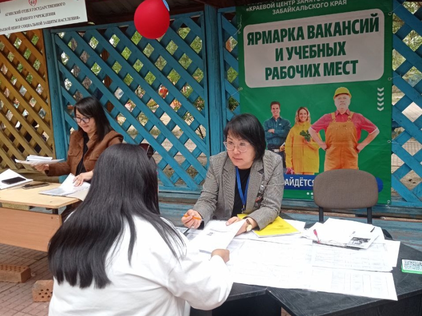 Водителей, официантов и поваров искали на ярмарке вакансий в селе Амитхаша Забайкалья 